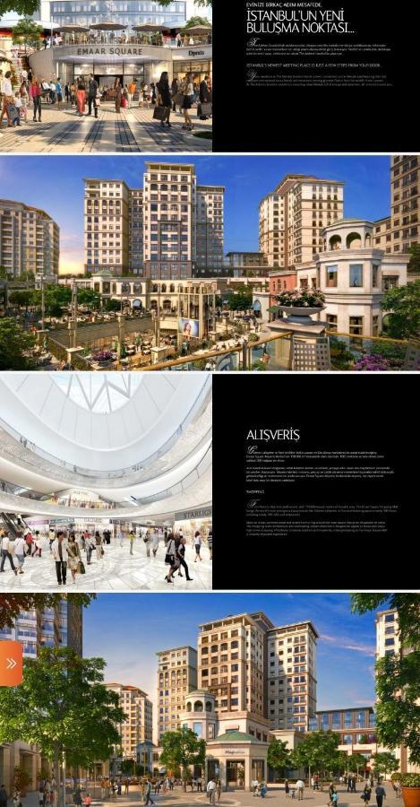איסטמבול Serviced Luxurious 3+1 In Address Emaar Square מראה חיצוני תמונה