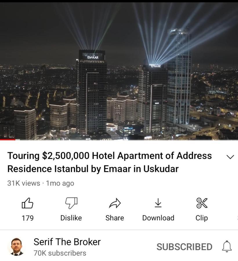 איסטמבול Serviced Luxurious 3+1 In Address Emaar Square מראה חיצוני תמונה